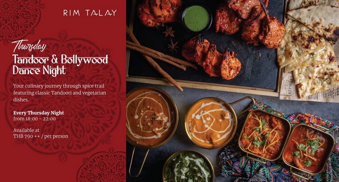 Tandoor & Bollywood-Tanznacht im Rim Talay Restaurant