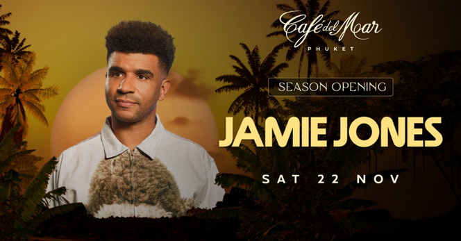 Jamie Jones im Café Del Mar Phuket.