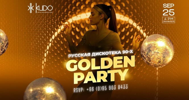 Goldene Party im KUDO Hotel & Beach Club