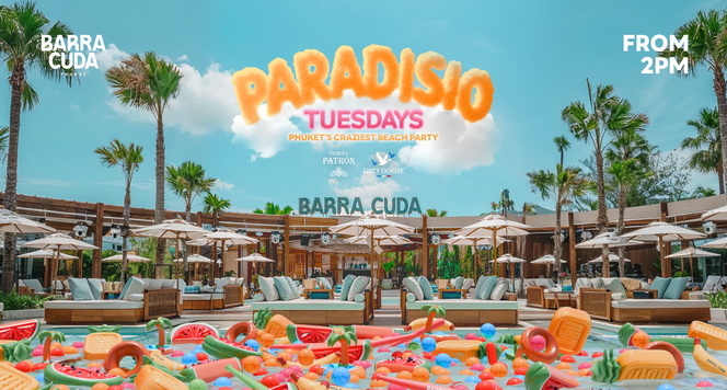 Paradisio Dienstag im Barra Cuda Phuket